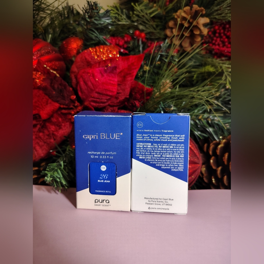 Capri Blue Blue Jean Pura Smart Home Plug-in Diffuser Refills (Pack Of 2) - Picture 2 of 5